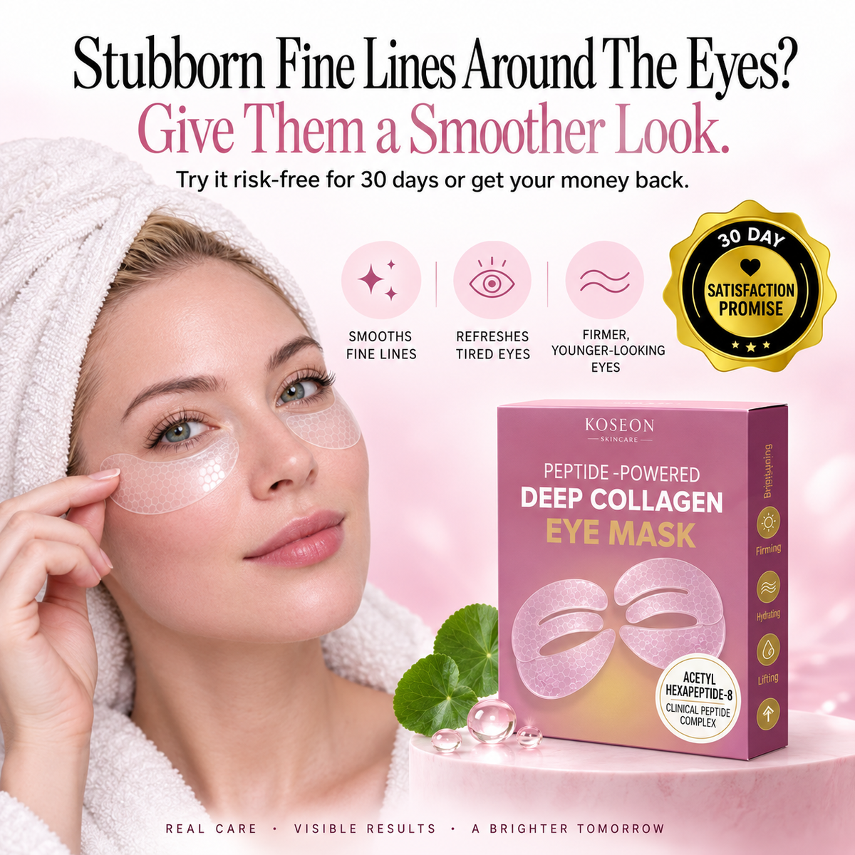 Peptide-Powered Deep Collagen Eye Mask