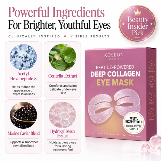 Peptide-Powered Deep Collagen Eye Mask