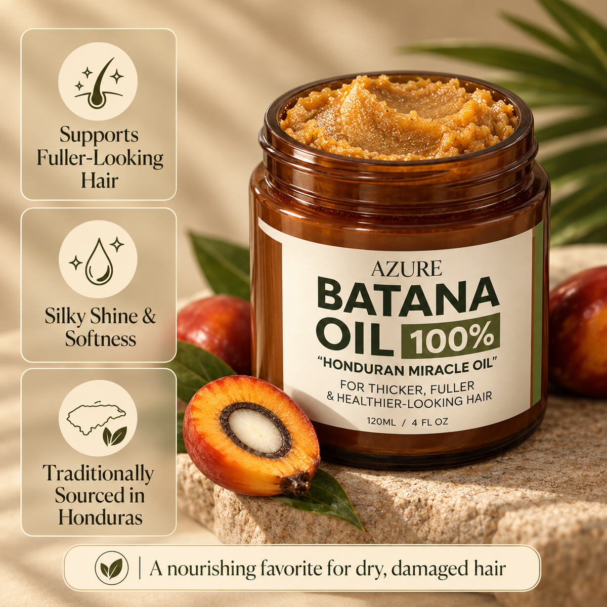 Batana Natural Hair Growth Oil